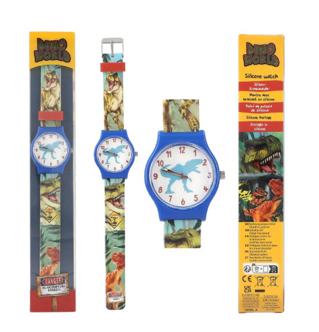 Dino World Silicone Watch Asst 12955