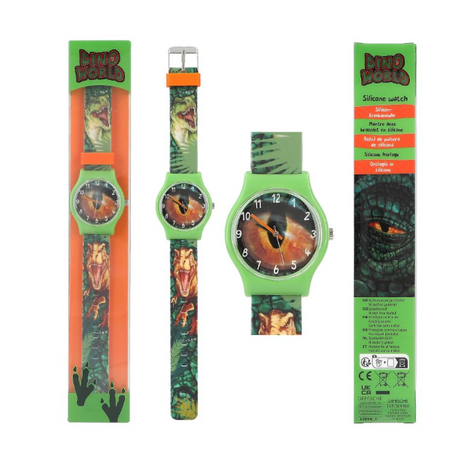 Dino World Silicone Watch Asst 12955