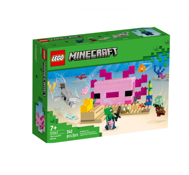 Lego Minecraft The Axolotl House