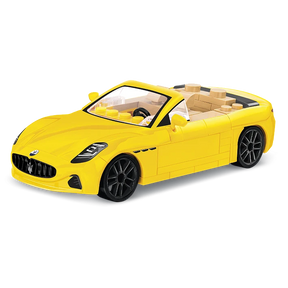 Yellow COBI Maserati GranCabrio building block model
