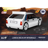 COBI Lancia Delta HF Integrale rear packaging panel with model car and product details