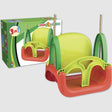 3-in-1 Green Garden Swing Seat boxed with ropes and safety features, Ireland