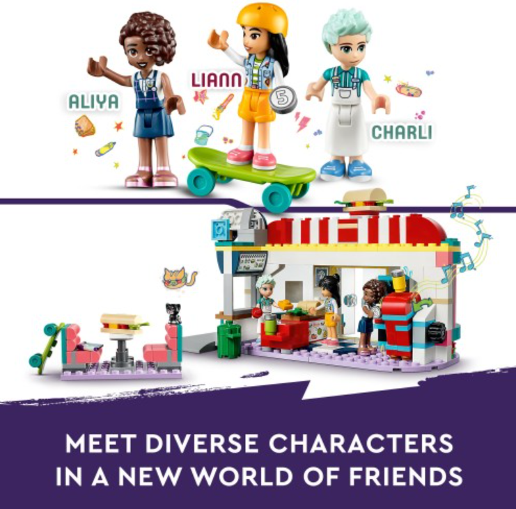Lego Friends Heartlake Downtown Diner - 41728