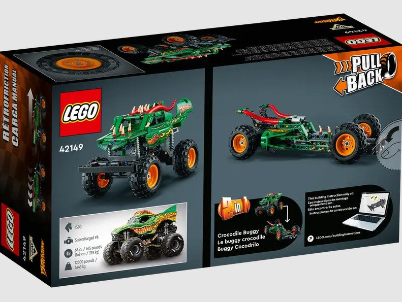 Lego Technic Monster Jam Dragon - 42149