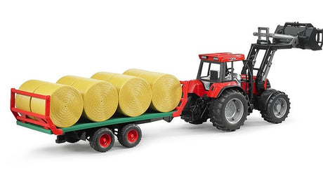 Bruder Bale Transport Trailer with 8 Round Bales