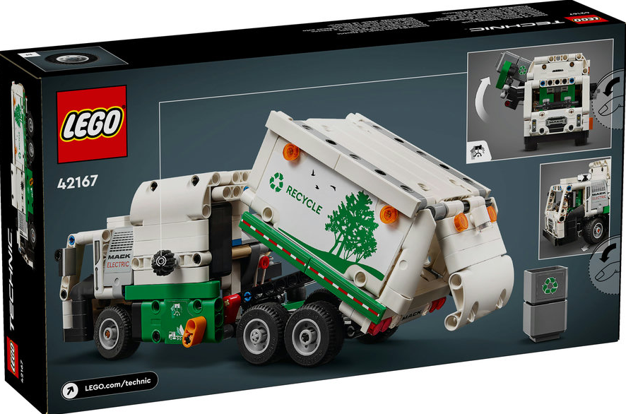 Lego Technic Mack LR Electric Garbage Truck - 42167