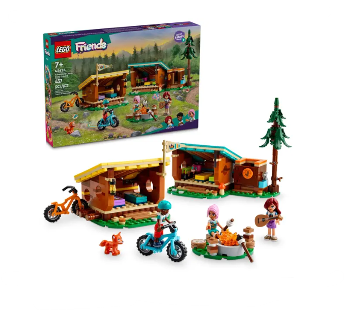 Lego Friends Adventure Camp Cozy Cabins - 42624