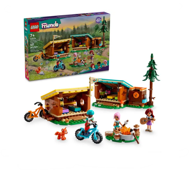 Lego Friends Adventure Camp Cozy Cabins - 42624