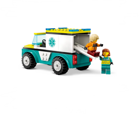 Lego City Emergency Ambulance and Snowboarder - 60403