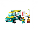 Lego City Emergency Ambulance and Snowboarder - 60403
