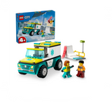 Lego City Emergency Ambulance and Snowboarder - 60403