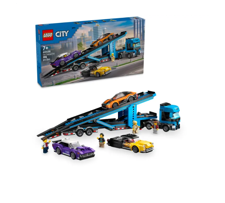LEGO City Car Transporter Truck with Sports Cars