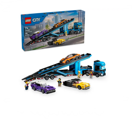 Lego City Car Transporter Truck with Sports Cars - 60408