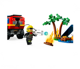 Lego City 4x4 Fire Truck with Rescue Boat - 60412