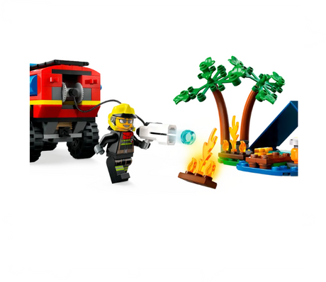 Lego City 4x4 Fire Truck with Rescue Boat - 60412