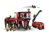 Lego City Fire Station with Fire Truck - 60414