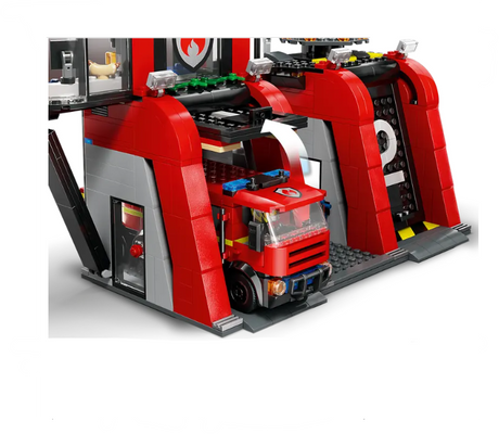 Lego City Fire Station with Fire Truck - 60414