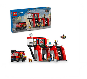 Lego City Fire Station with Fire Truck - 60414