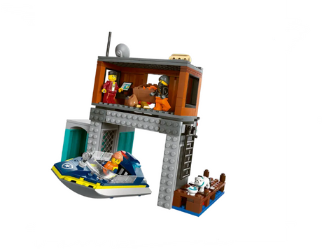Lego City Police Speedboat and Crooks' Hideout - 60417