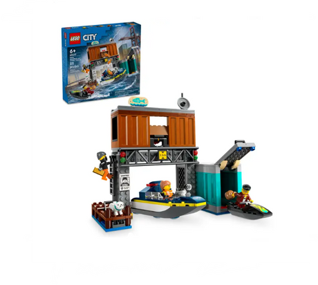 Lego City Police Speedboat and Crooks' Hideout - 60417