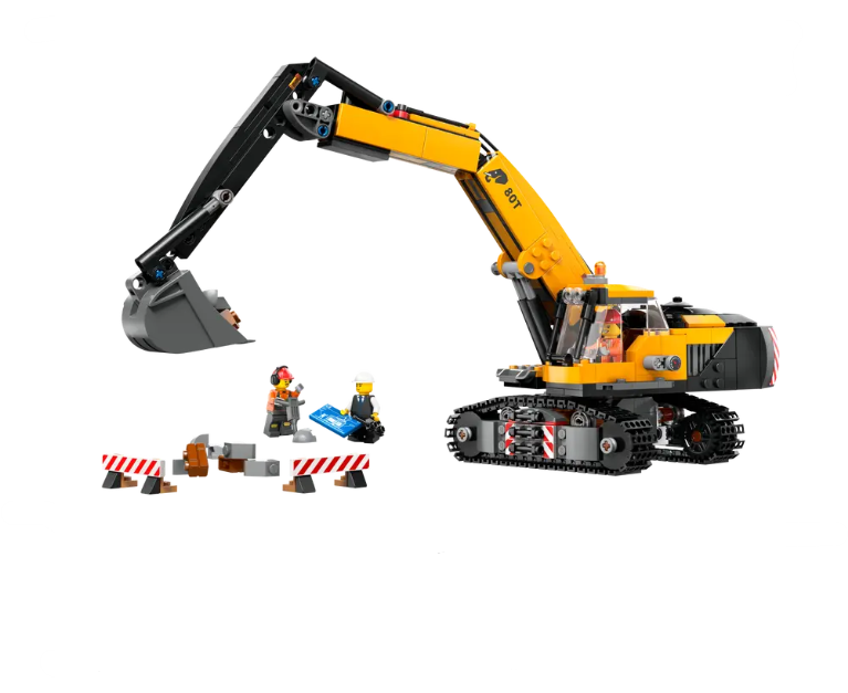 Lego City Yellow Construction Excavator - 60420