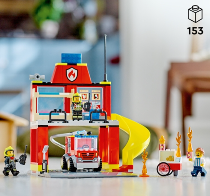 Lego City Fire Station and Fire Engine - 60375