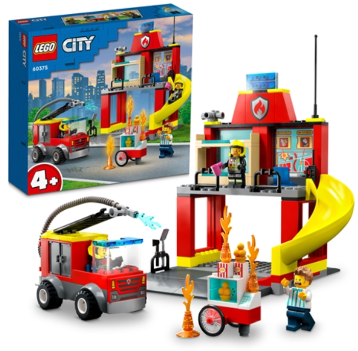 Lego City Fire Station and Fire Engine - 60375