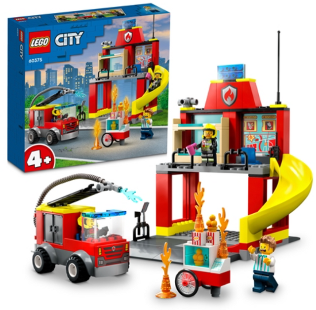 Lego City Fire Station and Fire Engine - 60375