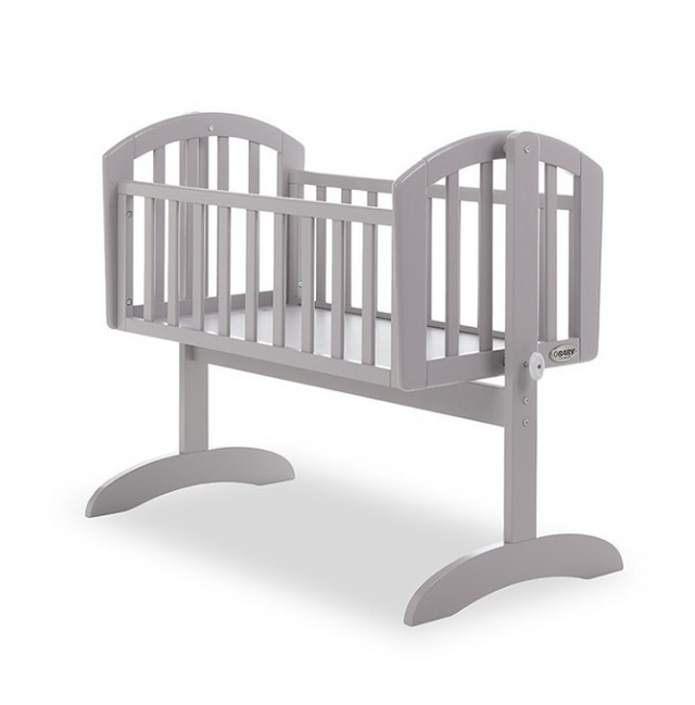 BR Baby Stockholm Swinging Crib - Grey