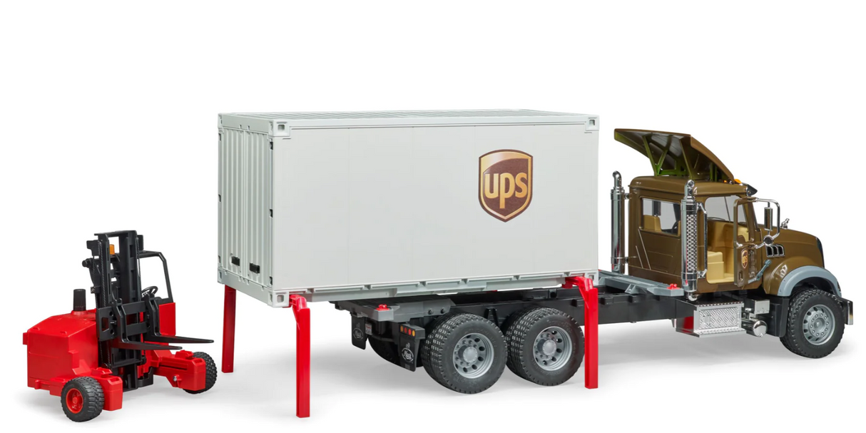 Bruder Scania UPS Lorry with Forklift