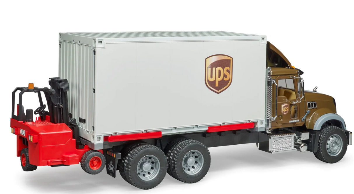 Bruder Scania UPS Lorry with Forklift