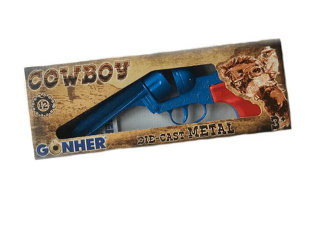 Image of Gonher Cowboy 8-Shot Revolver - Blue