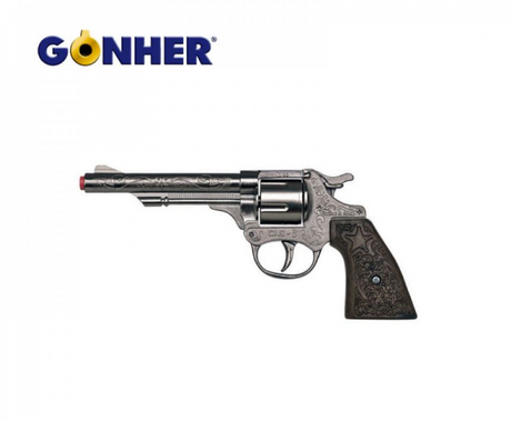 Image of Gonher Cowboy Die-Cast 8-Shot Cap Gun Revolver