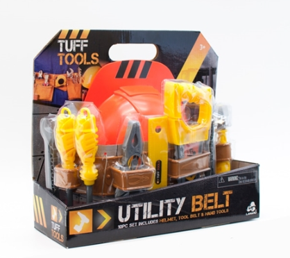 Image of Lanard - 10 Piece Tuff Tools Utility Belt Set