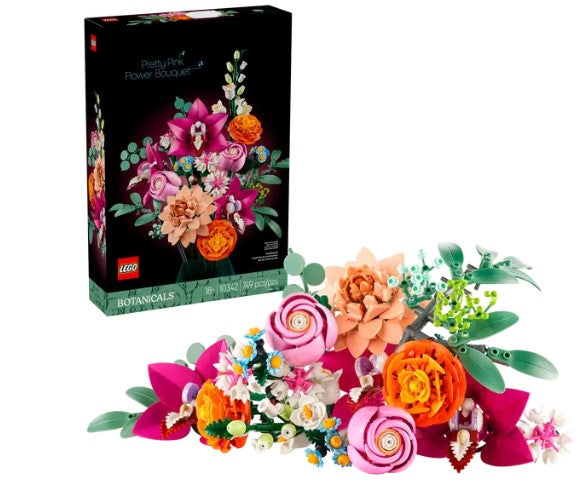 LEGO Botanicals Pretty Pink Flower Bouquet - 10342