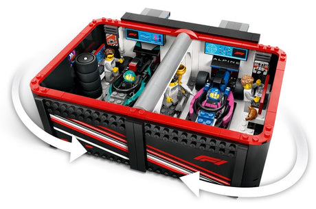 Lego City 60444 F1 Garage & Mercedes-AMG & Alpine Cars