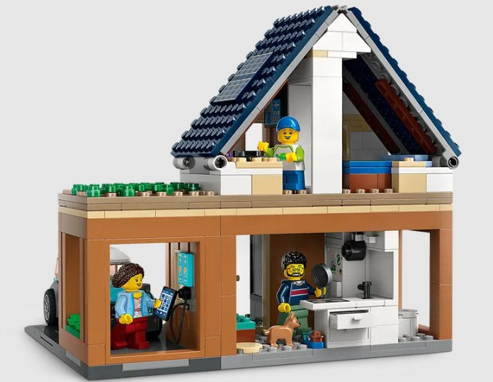 Lego City Family House And Electric Car - 60398