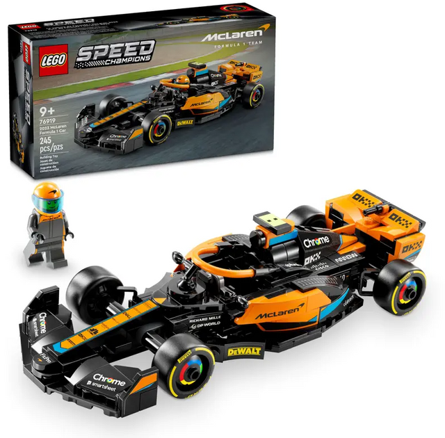 Lego Speed Champions 2023 McLaren Formula 1 Race Car - 76919