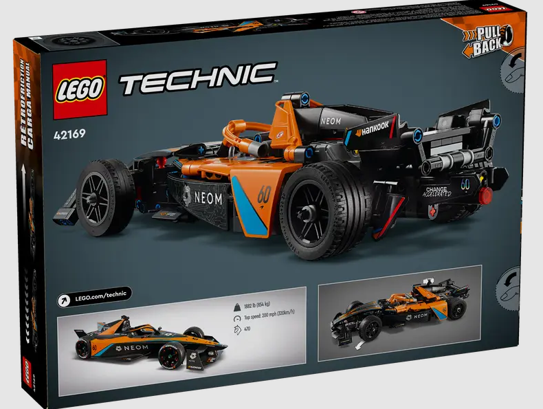 Lego Technic NEOM McLaren Formula E Race Car - 42169