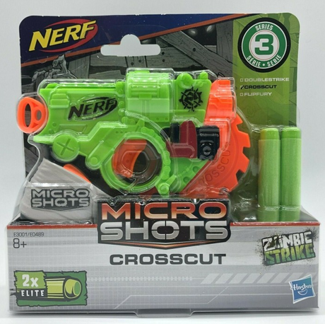 Image of NERF MicroShots Zombie Strike Crosscut Blaster