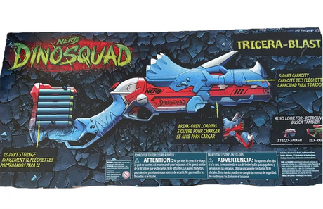 Image of Nerf DinoSquad tricera-Blast Dart Blaster
