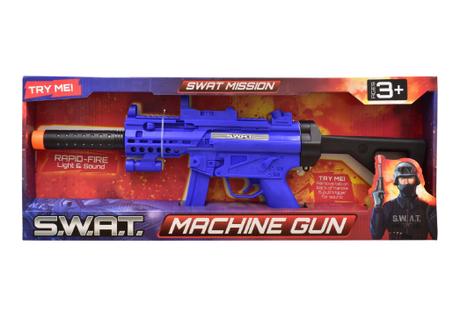 Image of S.W.A.T. Large Machine Gun With Lights & Sounds