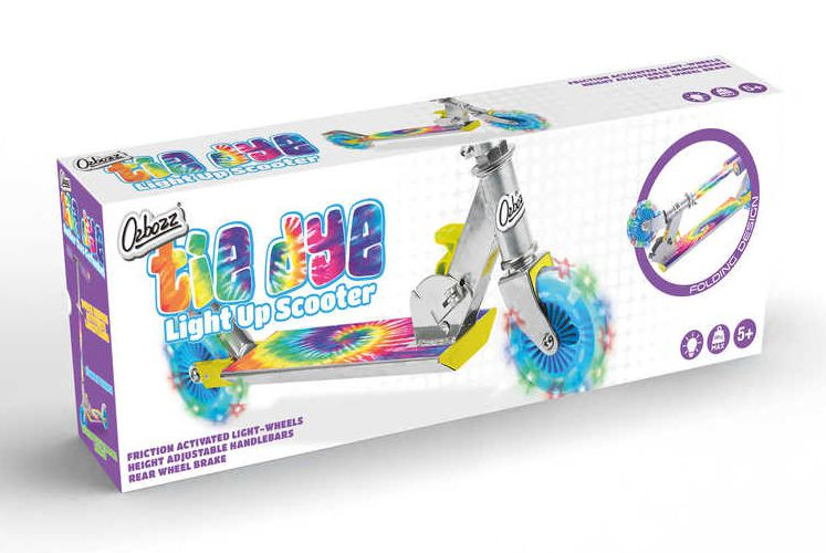 Tie Dye Light Up Scooter