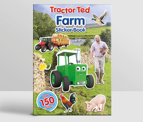 Tractor Ted Farm Sticker Book Front cover -Ireland