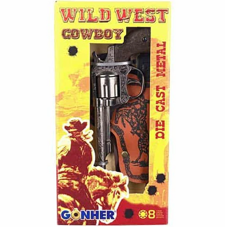 Image of Gonher Wild West 8-Shot Revolver & Holster