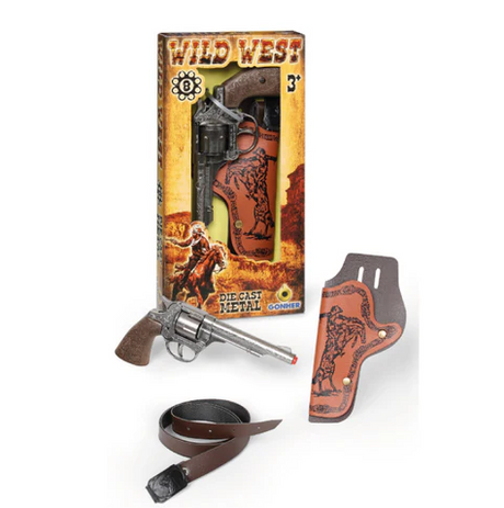 Image of Gonher Wild West 8-Shot Revolver & Holster