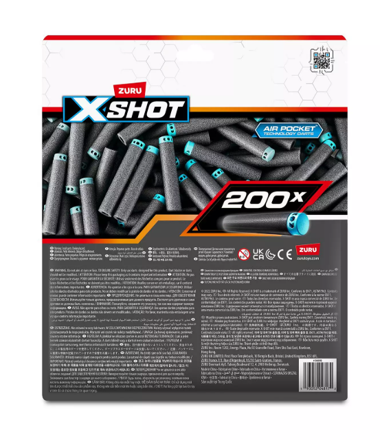 X-Shot Air Pocket Technology Darts – 200 Darts