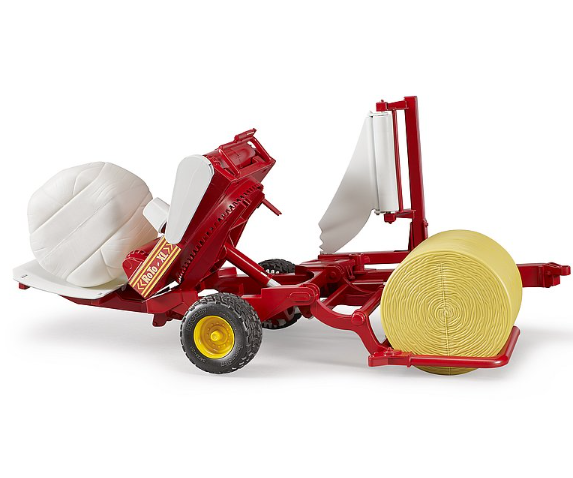 Bruder Bale Wrapper with Round Bales
