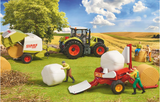 Bruder Bale Wrapper with Round Bales