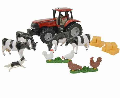 Britains Case Tractor and Shed Playset